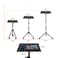Wownect Projector Tripod Stand With Wheels, Phone Holder Rolling Laptop Desk Tripod For Stage, Studio, DJ Equipment, Pack Of 1