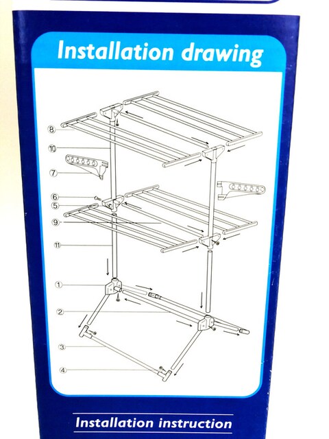 Generic Double Layer Laundry Rack