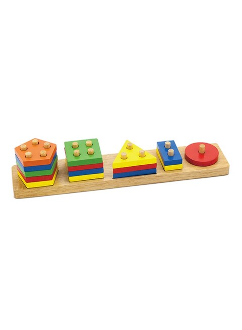 VIGA Wooden Geometric Block Sorter