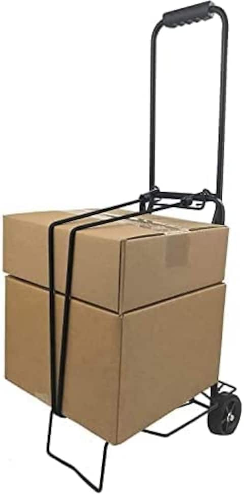 Eminent 2 Wheels Portable Fold-Up Luggage Cart Dolly Black 501HT