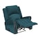 إن هاوس كرسي استرخاء هزاز منجد بالمخمل - تركواز غامق - NZ120
