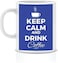 Papeyone Keep Calm And Drink Coffee White Mug Ceramic