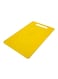 Royalford Plastic Cutting Board Yellow 29.5x19.5x0.55centimeter