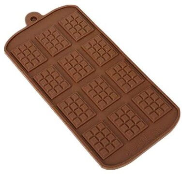 Generic Diy Baking &amp; Pastry Tools 12 Cavity Waffles Cake Chocolate Pan Silicone Mold Baking Mould Cooking Tools Kitchen Accessories