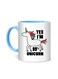Fm Styles Yes I'M 99% Unicorn Printed Mug White/Blue 10cm