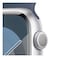 Apple Watch Series 9 GPS 41mm Silver Aluminium Storm Blue Sport Band Medium/Large