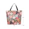 Sue's choice Reusable and Foldable Grocery Shopping Bags Waterproof Canvas, Large Durable Heavy Duty with Zipper for Travel Gym Backpack Weekender Overnight Bag