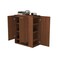 Home Style Sierra Shoe Cabinet Walnut 80x40x100cm