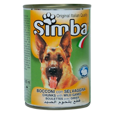 Simba Chunks With Wild Game Dog Food 415g