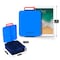 Eazy Kids Jumbo Bento Lunch Box w/ Thermos &amp; Sauce Jar- Blue