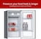 Nobel 135 L Gross / 86 L Net, Single Door Refrigerator, Defrost, R600a Refrigerant, Temperature Control, Inside Light, Inside Condenser - NR135RSI Inox