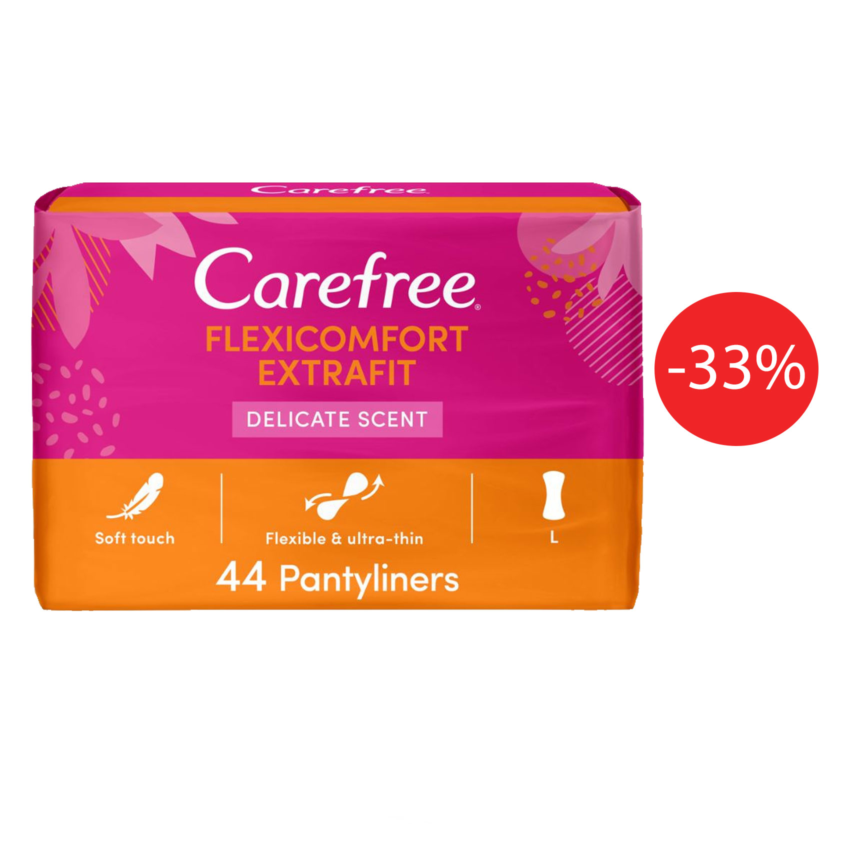 Buy Carefree Plus Large Fresh Scent Pantyliners 48 Pieces Online - Shop  Beauty & Personal Care on Carrefour Lebanon