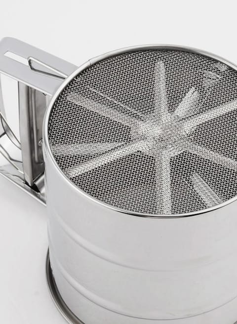 Urban Utility Baking Stainless steel Handheld Cup Flour Sieve, Cup Sifter(132 g)