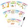 Flash Cards Addition and Subtraction  - 30 Double Sided Wipe Clean Flash Cards for Kids (With Free Pen)