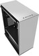 Deep Cool Gamer Storm ATX Mid Tower Case Full-Size Magnetic Tempered Glass Built-In Fan Hub And Graphics Card Holder, Macube 310, White