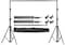 COOPIC S06 2.8 X 3.2 meters Heavy Duty Adjustable Backdrop Support System Photography Studio Video Stand with 4 Heavy Clamps and 1 Carrying Bag (S06 1 KIT)