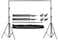 COOPIC S06 2.8 X 3.2 meters Heavy Duty Adjustable Backdrop Support System Photography Studio Video Stand with 4 Heavy Clamps and 1 Carrying Bag (S06 1 KIT)