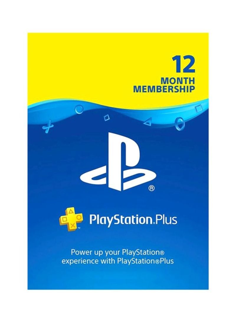 Buy Sony Playstation Plus 12 Months Membership Card Online | Carrefour UAE