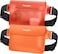 Spigen Aqua Shield Waterproof Pouch Bag A620, Dry Bag With Adjustable Waist Strap For Beach Swimming Fishing Camping Canoeing Hiking Kayaking Paddle Boarding &amp; Boating - Sunset Orange (2 Pack)