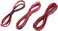 ABBASALI 2PIN Extension Cable Wire Cord Cable 20M for Led Strips Black Red Professional Electrical Wire With Electric Tester, Electric Tape& cable cutter 6"