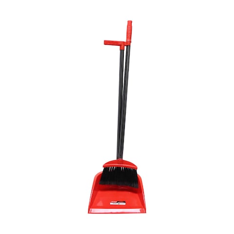 Pro Curvy Handle Dustpan with Brush