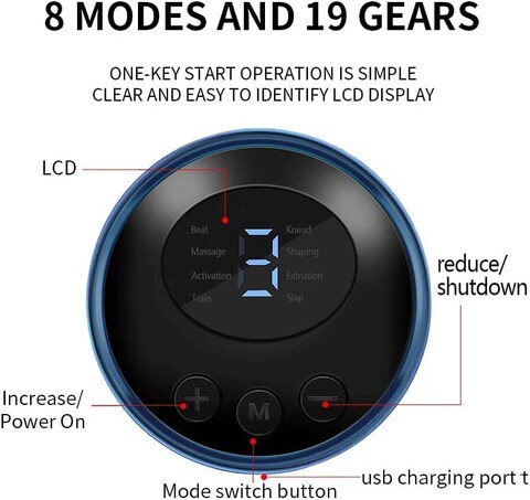 Generic Foot Massager Machine Electric Deep Kneading Circulation Foot Booster For Feet And Legs Folding Portable Leg Muscle Stimulator, Promotes Blood Circulation, Relief Pain, Home Office Use