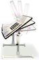 Lushh Adjustable Laptop Table, Portable Standing Bed Desk Foldable Sofa Breakfast Tray Notebook Stand Reading Holder