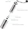 Generic Manual Coffee Grinder Conical Burr Mill Brushed Stainless Steel