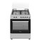 Veneto Free Standing Gas Cooker C3X66G4VC.VN Silver/Black