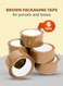 Generic 6 Rolls Packaging Tape 48mm X 20 Yard, Brown
