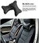 Generic 2 Pcs Beige Car Seat Neck Rest Pillow Pad Cushion High Quality (Black)