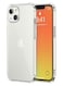 iPhone 13 Case Clear Soft TPU PC Shock Absorption Airbag Bumper Corner Anti-Fall Flexible Transparent Back Cover 6.1 inch