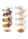 DLC Coffee Capsules Holder Gold 40X15X15cm
