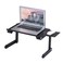 Aibecy-Foldable Laptop Table Stand Vented Computer Desk Bed Lap Tray 360 Degree Adjustable with Mouse Pad Cooling Fans