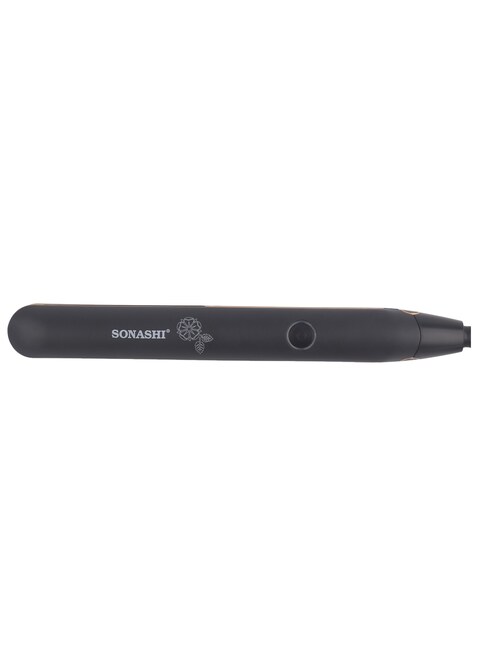 Sonashi Ceramic Hair Straightener (Black-Gold) SHS-2067N