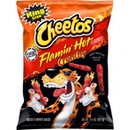 Buy Cheetos Crunchy Flamin Hot Cheese Chips 99g in UAE