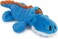 Godog Gators With Chew Guard Technology Durable Plush Squeaker Dog Toy, Blue, Large