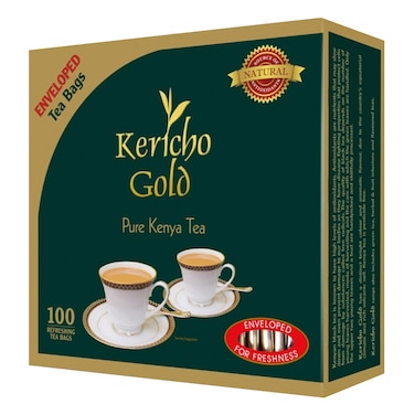 Kericho Gold Pure Kenya Tea Bags 100 Pieces