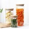 Blackstone Glass Jar Canister with Bamboo Lid Kitchen Air Tight Container YK4102 (550 ML)