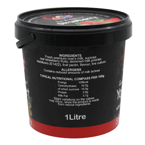 Bio Yoghurt Strawberry 1L