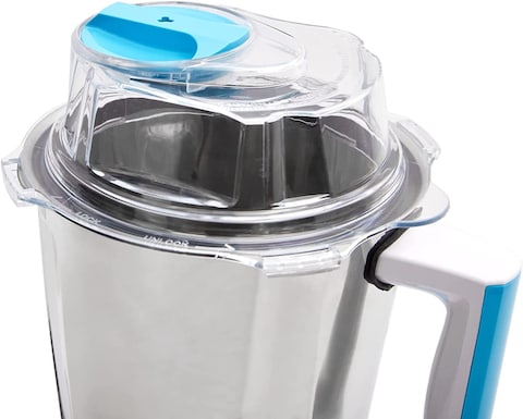 Nikai 900W Blender With 3 Jars, 1.5L Liquid Jar, 400ml Dry/Wet Jar, And 1L Dry/Wet Grinding Jar, Stainless Steel Blades And 3 Speed Settings, NB694A, Blue (6 Months Warranty)