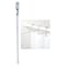 Shower Curtain Rod 104-190cm White