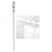 Shower Curtain Rod 104-190cm White