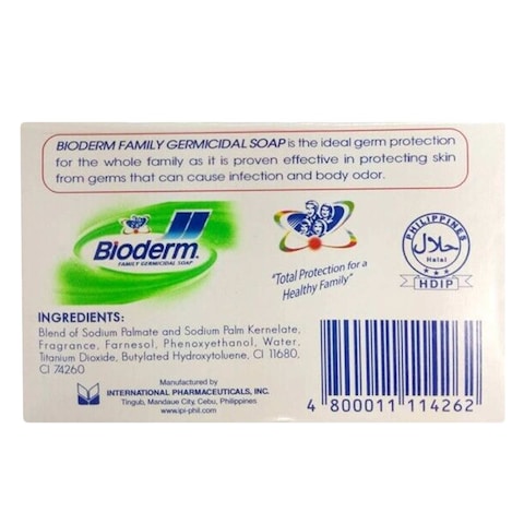 Bioderm Family Germicidal Freshen Bar Soap 135g Green