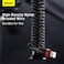 Baseus 1M USB C To Lightning 20W QC3.0 Power Delivery Nylon Braided Cable For Iphone 14 13 13 Pro 12 Pro Max 12 11 X XS XR 8 Plus Ipad Red / Black