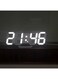 Generic 3D LED Number Design Show Table Clock White 24Centimeter