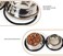 Stainless Steel Food Bowl and Water Bowl for Dog and Cat, High Quality Pet Feeding and Watering Container With Non Skid Rubber Base.
