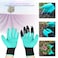Decdeal - 1 Pair Plastic Claws (Right Hand) Gardening Rubber Gloves Digging Planting Plant Flower Pruning Protective Unisex Quick &amp; Easy
