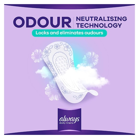 Always Daily Liners Comfort Protect Pads - Fresh Scent - 40 Pads