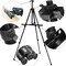 Generic 420 mm X 594 mm Black Outdoor Aluminum Alloy Folding Easel Easel Adjustable Tripod Display Stand And Carrying Bag